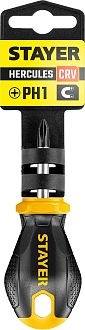 Отвертка с двукомпонентной рукояткой STAYER PH1x38 мм, 2510-38-1_z03 - фото 4