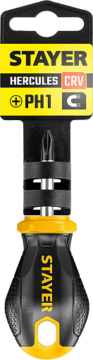 Фото 3 товара Отвертка с двукомпонентной рукояткой STAYER PH1x38 мм, 2510-38-1_z03
