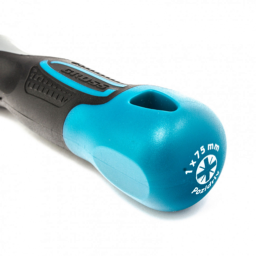 Фото 4 товара Отвертка PZ1 x 75 мм, S2, трехкомпонентная ручка Gross