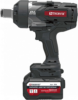 Гайковерт ударный аккумуляторный бесщёточный 1"DR, 21В, 2400 Нм, THORVIK - фото 2