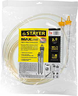 Гидроуровень строительный STAYER 7 м х 6 мм, MAXLevel 3486-06-07 Master - фото 5