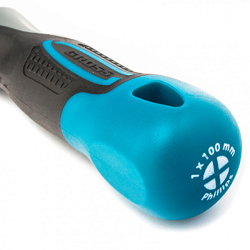 Фото 1 товара Отвертка PH1 x 100 мм, S2, трехкомпонентная ручка Gross