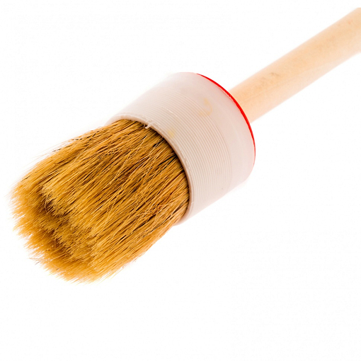 Фото 1 товара Кисть круглая №14 (50 мм), натуральная щетина, деревянная ручка MTX
