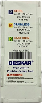 27IR 8.0 TR LDA резьбовая пластина Deskar - фото 7