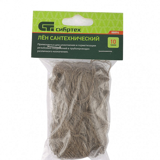 Фото 0 товара Лен сантехнический, 10 г Сибртех
