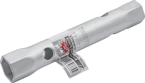 Фото 0 товара Ключ трубчатый, 19x22 мм, THORVIK