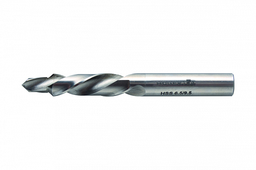 Фото 0 товара Сверло двухступенчатое, сталь HSS, 6,5 / 9,5 мм HOEGERT