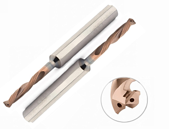 Сверло твердосплавное по металлу 12,50 мм (5xD) с каналами для СОЖ TBD05CA1250-HF35 HADSTO - фото 3