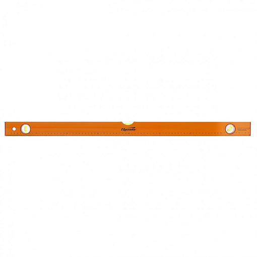 Фото 0 товара Уровень алюминиевый, 800 мм, 3 глазка, желтый, линейка Sparta