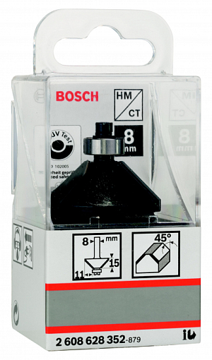 Фото 0 товара Фреза кромочная 11х15мм Bosch