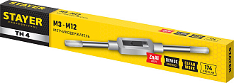 Метчикодержатель STAYER М3 - М12, L - 174 мм, 28035-4_z01 - фото 2