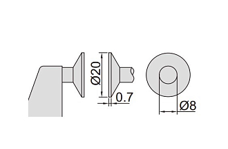 Микрометр МЗ-25, 0-25мм, 0.01мм, INSIZE - фото 3