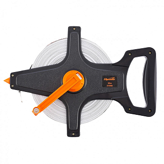 Рулетка геодезическая, 50 м х 12,5 мм, лента ПВХ, открытый корпус Sparta - фото 1