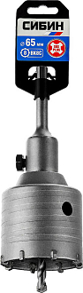 Коронка по бетону с державкой СИБИН 65 мм, 29216-65 - фото 3