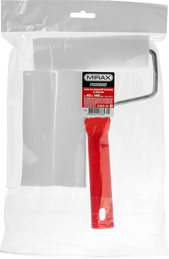 Фото 1 товара Мини-валик малярный поролон MIRAX 140 мм, 40 мм 0363-14_z01 поролон