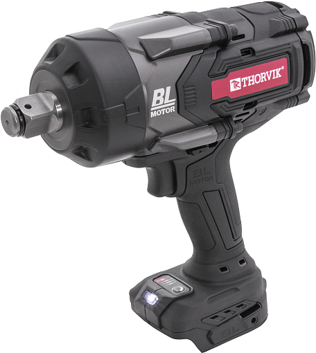 Фото 0 товара Гайковерт ударный аккумуляторный бесщёточный 3/4"DR, 21В, 2400 Нм, (без АКБ и З/У), THORVIK