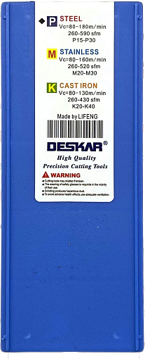 Фото 5 товара VNMG160408 TM LF9018 токарная пластина Deskar