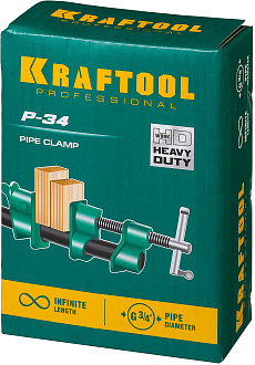 Струбцина 3/4", трубная P-34, Kraftool - фото 5
