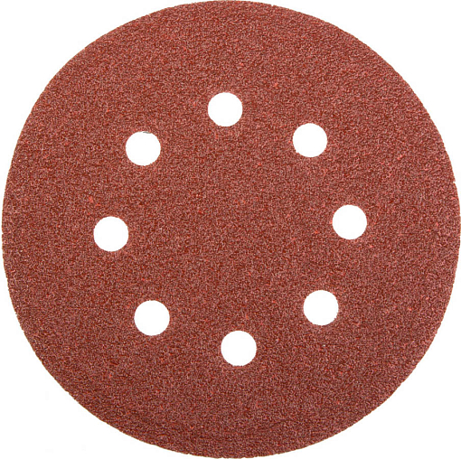 Фото 0 товара Круг шлифовальный универсальный из абразивной бумаги 35452-125-060 STAYER 8 отв., Р60, 125 мм, 5 шт., Master