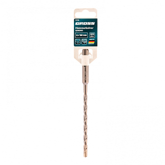Бур SDS Plus QUADRO, 6 x 160 мм Gross - фото 4