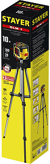 Лазерный нивелир SLM-1 с сумкой STAYER 34961-1 Professional 10 м, точн. +/-0,5 мм/м, штатив - фото 8