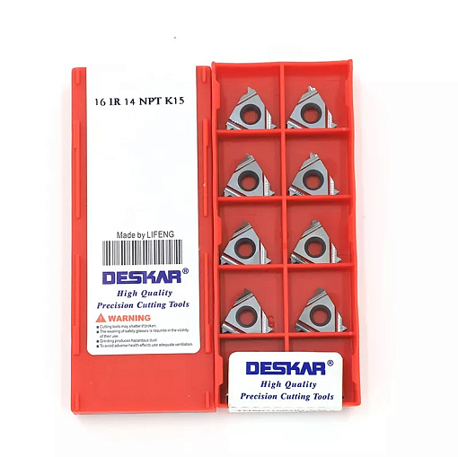 Фото 3 товара 16IR 14 NPT K15 резьбовая пластина Deskar
