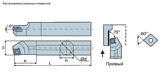 S12M-SCKCR09 державка для внутреннего точения Deskar - фото 3