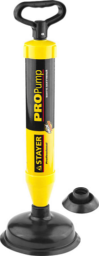 Фото 0 товара STAYER два адаптера 70 и 160 мм, вантуз вакуумный 51925