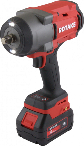 Фото 1 товара (T3-40D) Гайковерт ударный аккумуляторный бесщёточный 1/2"DR, 18В, 1880 Нм, THORVIK