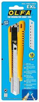 OLFA 18 мм, сегментрованное лезвие, автофиксатор, Нож OL-EXL - фото 4