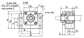 Опора ШВП BK30 TECHNIX - фото 2