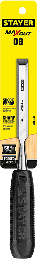 Фото 3 товара Стамеска STAYER 8 мм, с плоской пластмассовой ручкой, 1820-08_z01