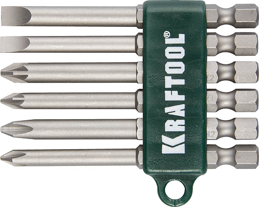 Фото 0 товара Набор бит KRAFTOOL 26061-H66 шт.,1/4
