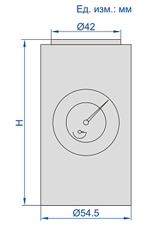 Датчик привязки инструмента по Z c индикатором часового типа, INSIZE - фото 2