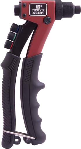 Фото 0 товара Заклепочник рычажный для вытяжных заклепок, 2.4, 3.2, 4.0, 4.8 мм, THORVIK