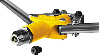 Заклепочник силовой двуручный 3114_z01 Профессионал STAYER заклепки 3.2-4.8 мм из алюминия, стали, нерж. стали, литой корпус - фото 4