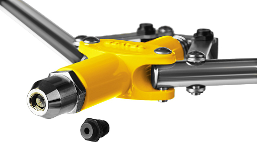 Фото 3 товара Заклепочник силовой двуручный 3114_z01 Профессионал STAYER заклепки 3.2-4.8 мм из алюминия, стали, нерж. стали, литой корпус