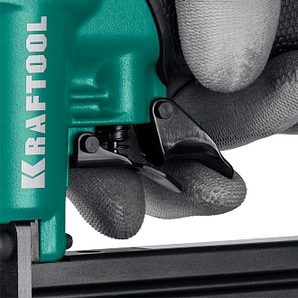 Нейлер (гвоздезабиватель) пневматический для гвоздей KRAFTOOL 31961 тип 300 (15-50 мм) - фото 9