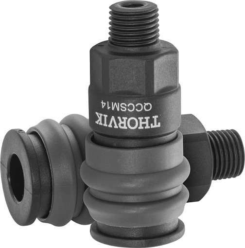 Фото 0 товара Муфта БРС европейского типа с наружней резьбовой частью BSPT 1/4", THORVIK