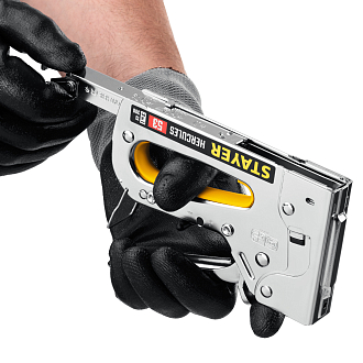 Степлер стальной HERCULES-53STAYER скобы тип 53, 13, 300, 31519 - фото 10