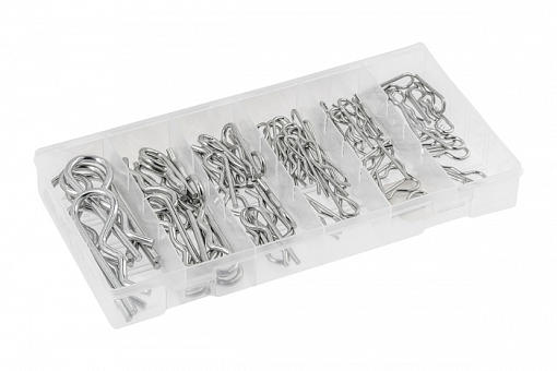 Фото 0 товара Набор пружинных шплинтов, 150 шт. HOEGERT