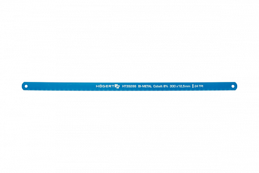 Фото 0 товара Полотно по металлу 24 TPI, 12,7 мм, HSS, Bi- металл 300 мм, 2 шт. HOEGERT