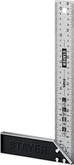 Угольник с нержавеющим полотном STAYER STABIL 3431-30_z02 300 мм, столярный - фото 4