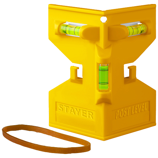 Фото 6 товара Уровень-угольник магнитный STAYER, POST-LEVEL 3456_z02 Master
