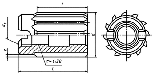 Фото 1 товара Развертка насадная 22 Н9 Sekira