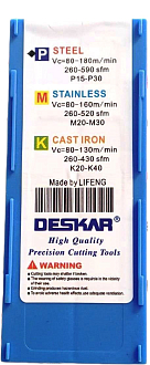 WNMG080404 R-S LF9018 токарная пластина Deskar - фото 5