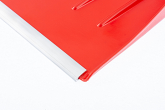 Лопата для уборки снега пластиковая, красная, 400 х 420 мм, без черенка, Россия, Сибртех - фото 2