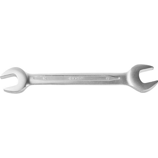 Фото 0 товара Ключи гаечные рожковые, серия «ПРОФЕССИОНАЛ» Зубр 27027-14-15