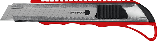 Фото 1 товара MIRAX 18 мм, сегментированное лезвие, автостоп, Нож 09127