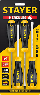 Набор отверток Hercules-4 STAYER 4 шт, 2513-H4_z02 - фото 3